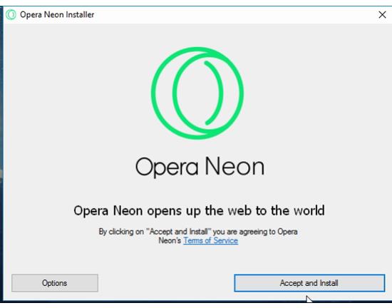 Memperkenalkan penyemak imbas Opera Neon baru