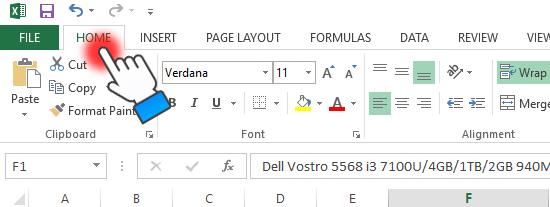Cara memecahkan garis di Excel