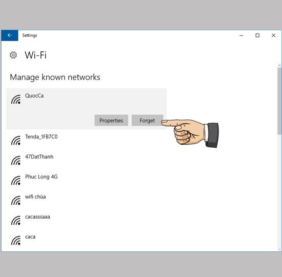Cum să ștergeți Wifi salvat pe Windows 10