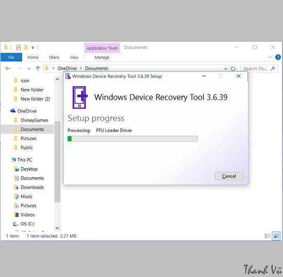 Instrucțiuni pentru instalarea software-ului Windows Device Recovery Tool pe laptop