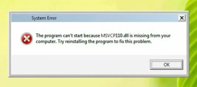 Cara memperbaiki fail MSVCP110.ddl yang hilang pada Windows
