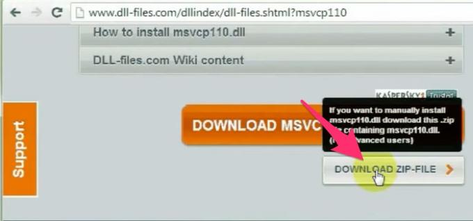 Cara memperbaiki fail MSVCP110.ddl yang hilang pada Windows