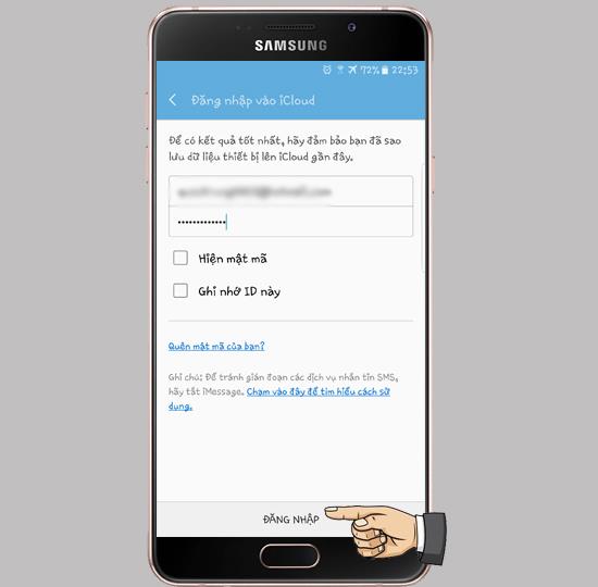Guide to transfer data from iPhone to Samsung Galaxy phone