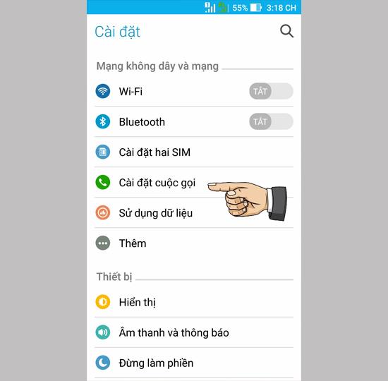 Asus Zenfone'da (Android 6) konuşma süresi uyarısı özelliği