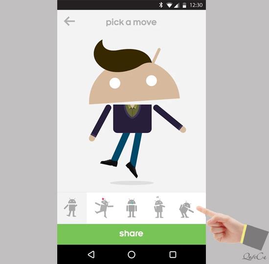Entwerfen Sie coole Android-Roboter mit Androidify