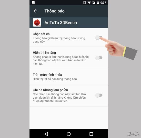 Dezactivați notificările aplicației pe Android 7 Nougat