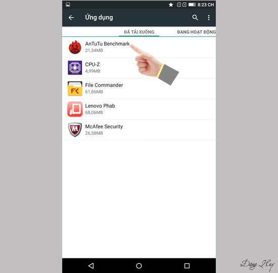 Apps auf dem Lenovo Phab 2GB Tablet deinstallieren