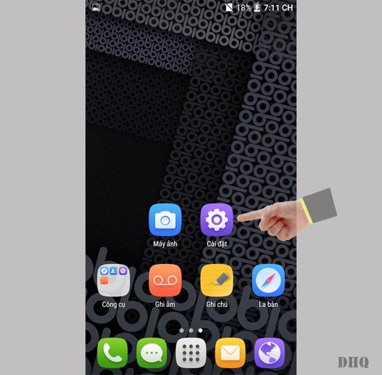 Obi Worldphone S507 上的顏色反轉功能