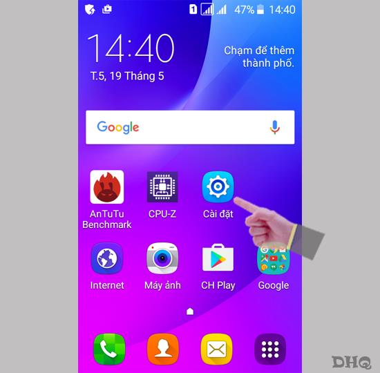 Samsung Galaxy J1 Mini'yi aramak için Sim'i seçin