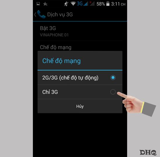 Mobiistar Buddy'de 3G modu nasıl seçilir