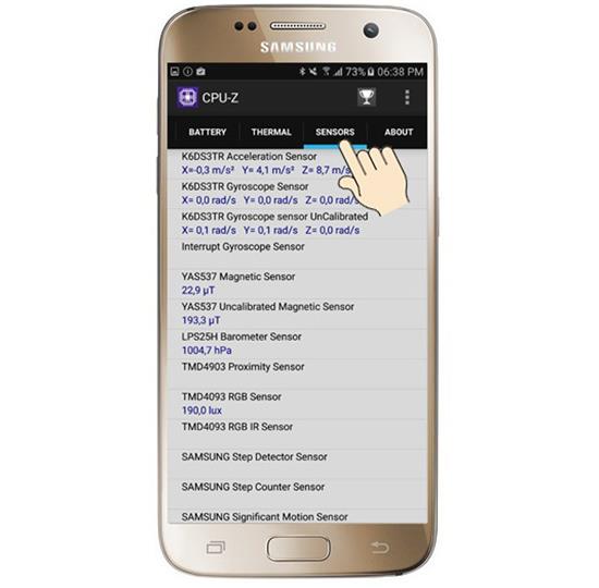 Testați CPU-Z Samsung Galaxy S7