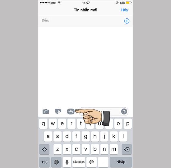 Anweisungen zum Senden von selbstzerstörenden Nachrichten auf iMessage iOS 10