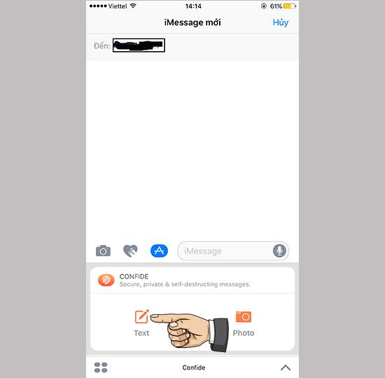 Cara menghantar mesej yang merosakkan diri di iMessage iOS 10