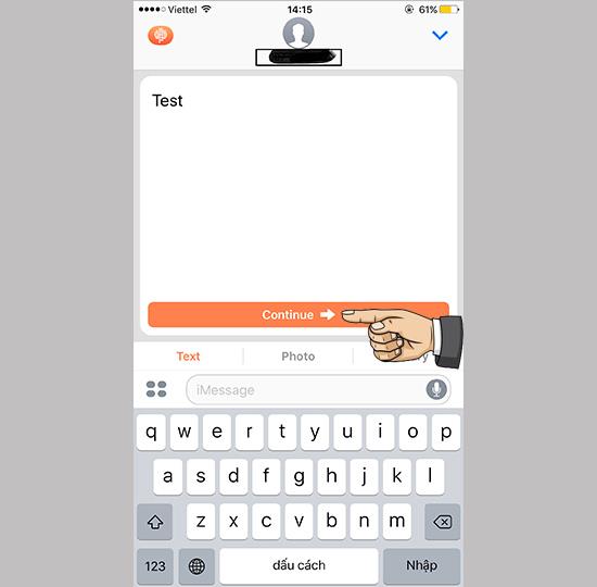 Anweisungen zum Senden von selbstzerstörenden Nachrichten auf iMessage iOS 10