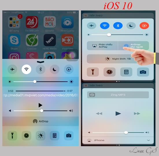 جرب الميزات الرائعة على iOS 10