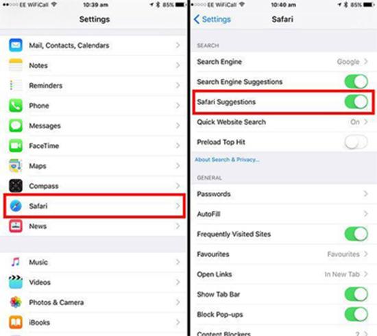Corrigir que o Safari saia automaticamente no iPhone, Macbook