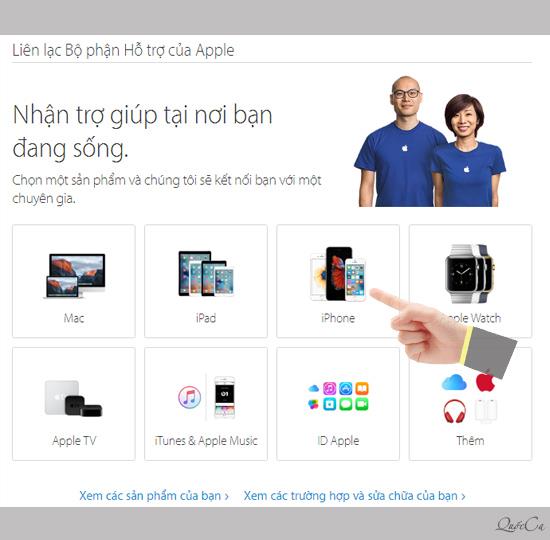 Apple'ın Vietnamca dil desteği ve bakım çağrı merkezi