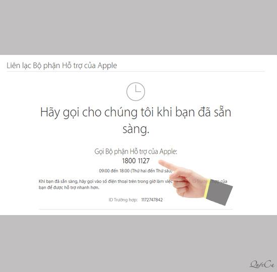 Apple'ın Vietnamca dil desteği ve bakım çağrı merkezi