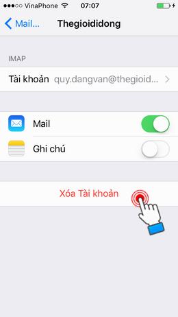 Configure to receive and send email on iPhone
