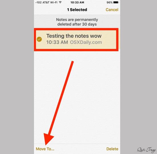 iOSで削除されたメモを復元する手順