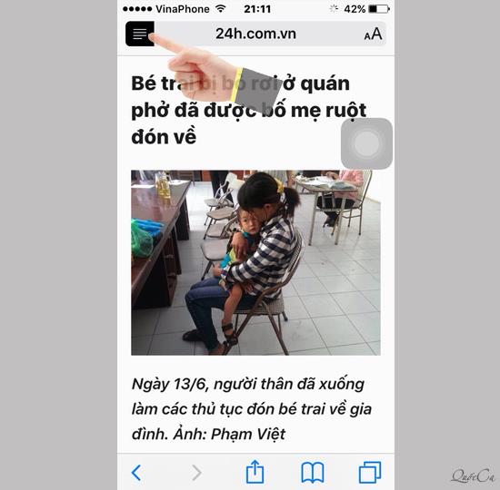 The reader removes ads from the web on iOS
