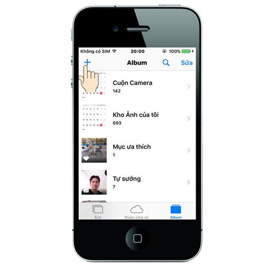 Gunakan album pintar pada iPhone 4S