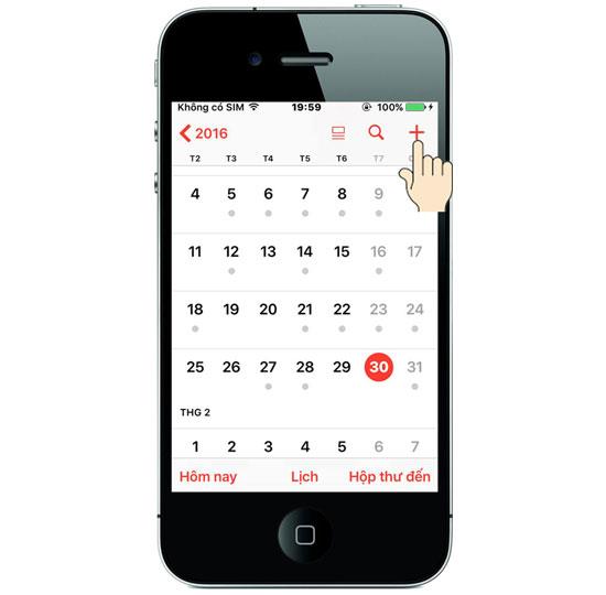 iPhone4Sでカレンダーリマインダーを使用する