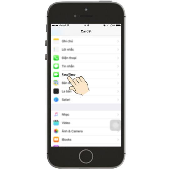 So rufen Sie FaceTime auf dem iPhone 5S auf