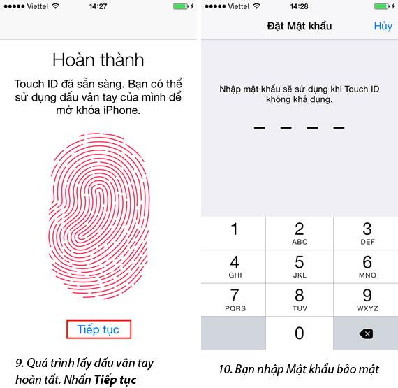 Ontgrendel de iPhone met Touch ID