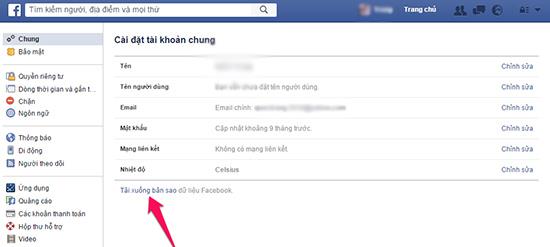 Facebook'ta silinen mesajları kurtarma
