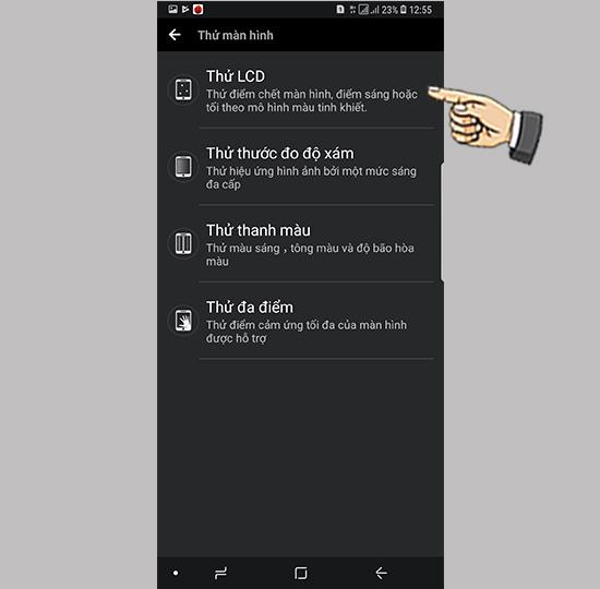 Cara menguji layar Samsung Galaxy Note 8