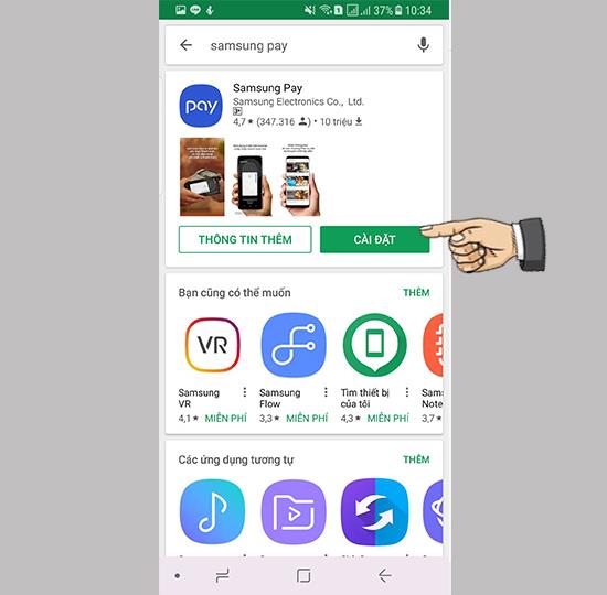 Cara memasang dan mengatur kartu pembayaran Samsung Pay