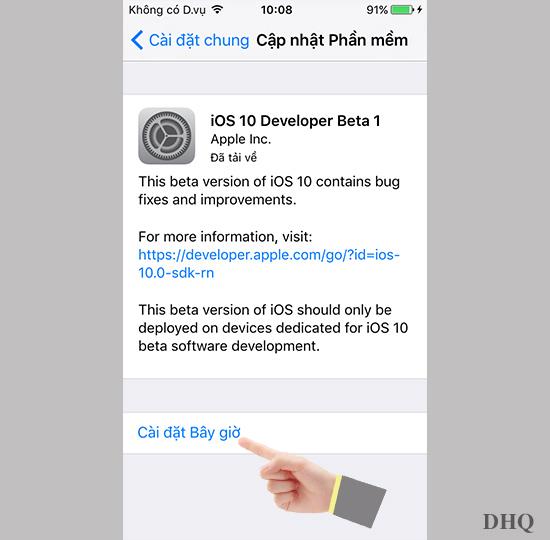 Hoe iOS 10 bèta op iPhone te upgraden