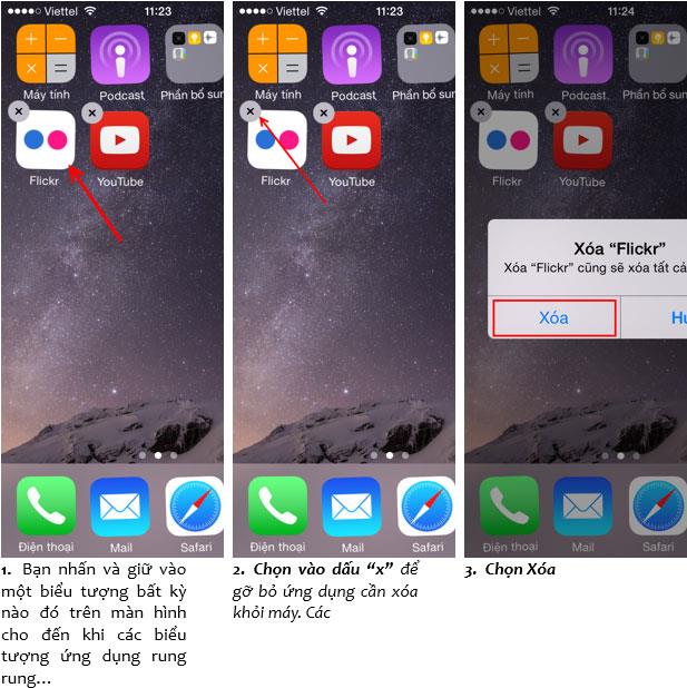 Copot pemasangan aplikasi game yang diinstal di iPhone
