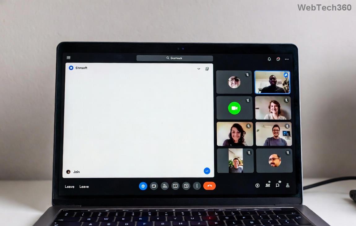 Illustration des Microsoft Teams-Fehlers: Screenshot wird nicht gespeichert