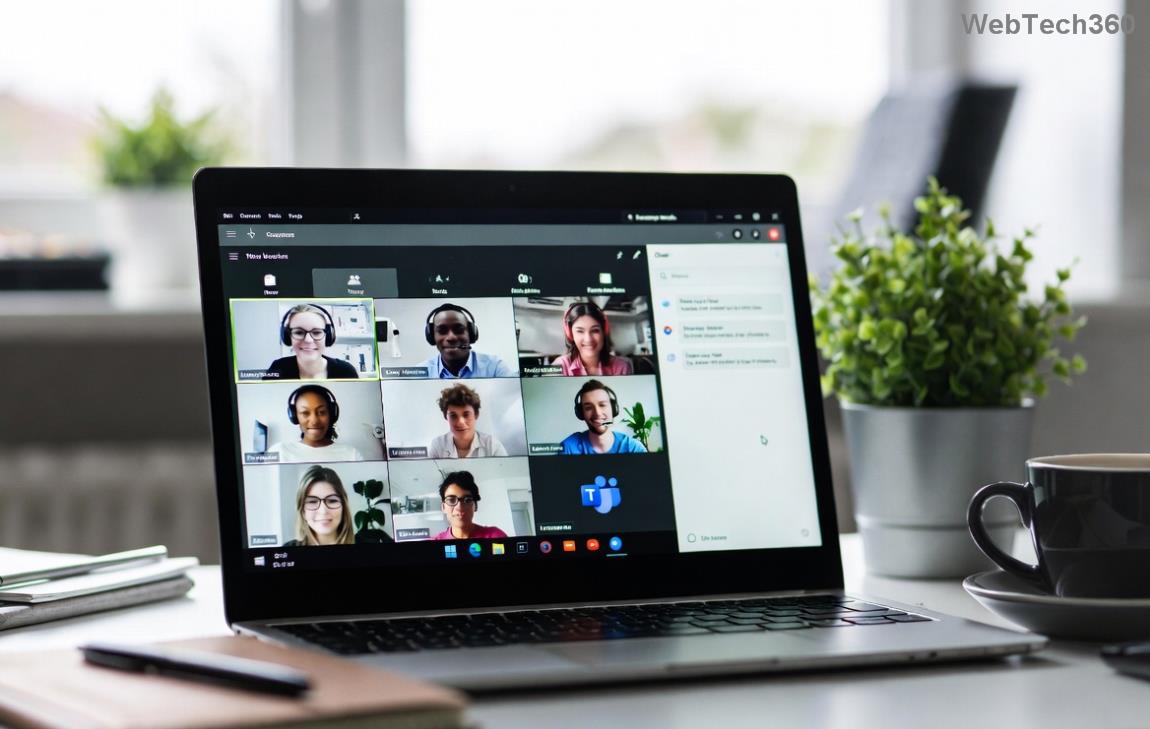 공동 작업용 그림 도구를 보여주는 Microsoft Teams 화이트보드 인터페이스