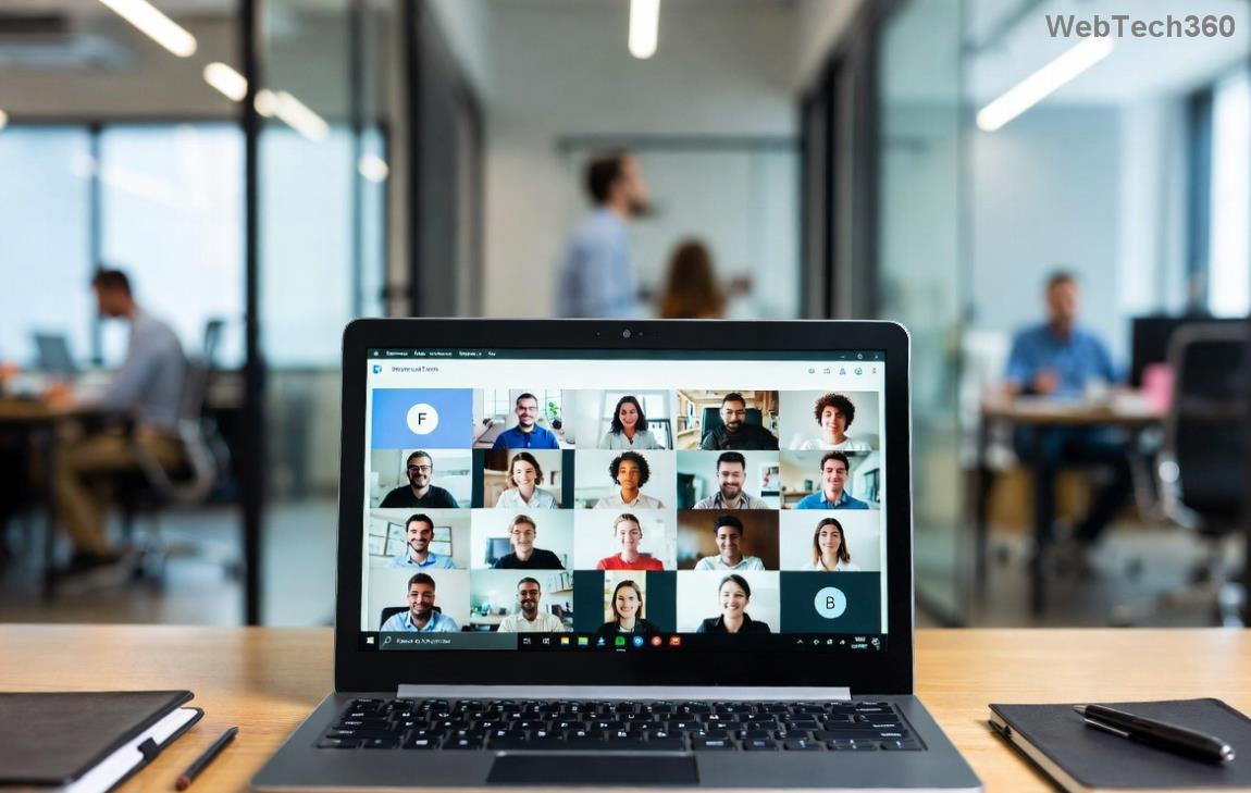 Teams meeting interface showing breakout rooms option