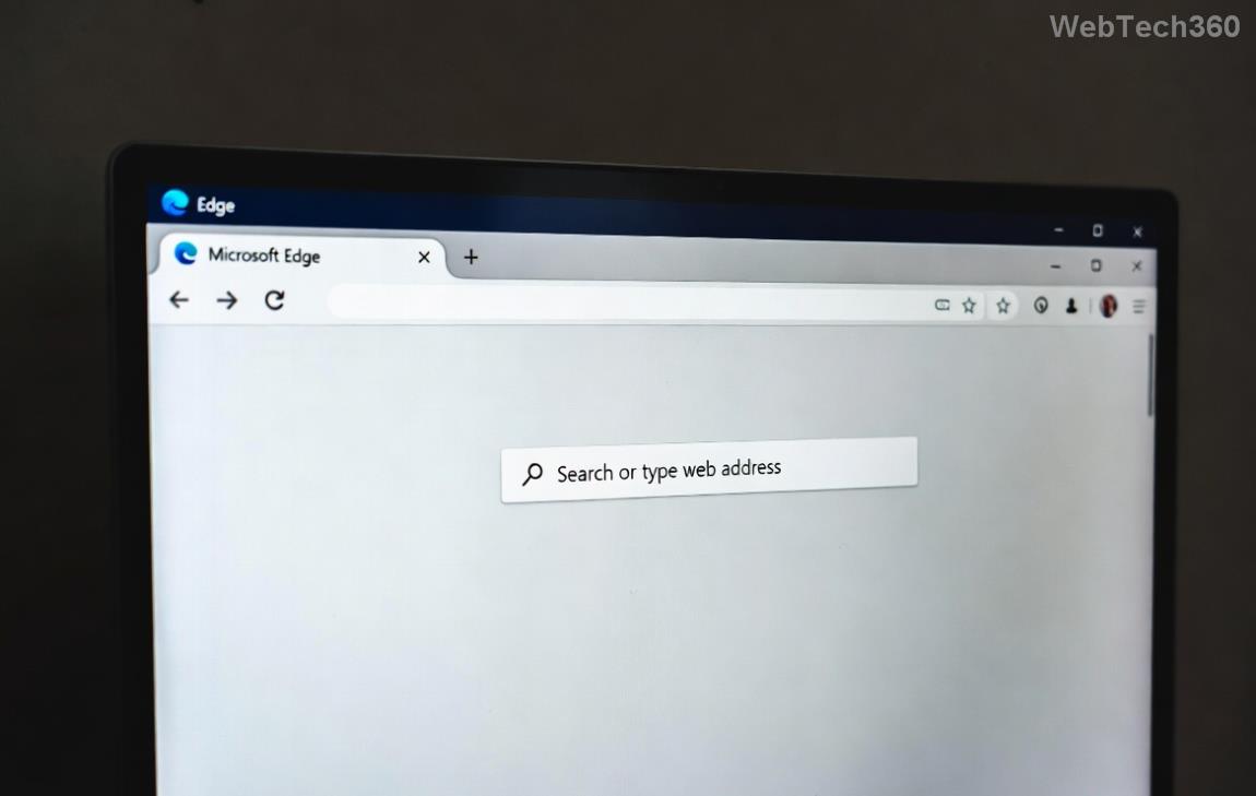 Capture d'écran de l'erreur de réinitialisation du code PIN Windows Hello dans Microsoft Edge