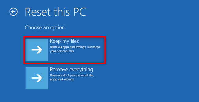 How to reset Windows 10 without losing your files