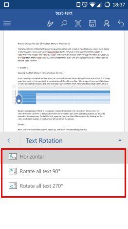 How to insert and edit tables in Microsoft Word for Android