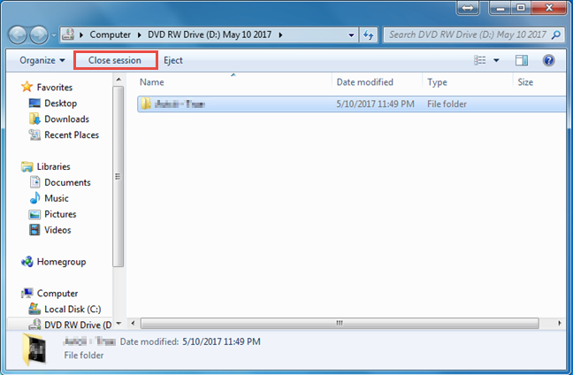 How to burn discs in Windows, using File Explorer or Windows Explorer