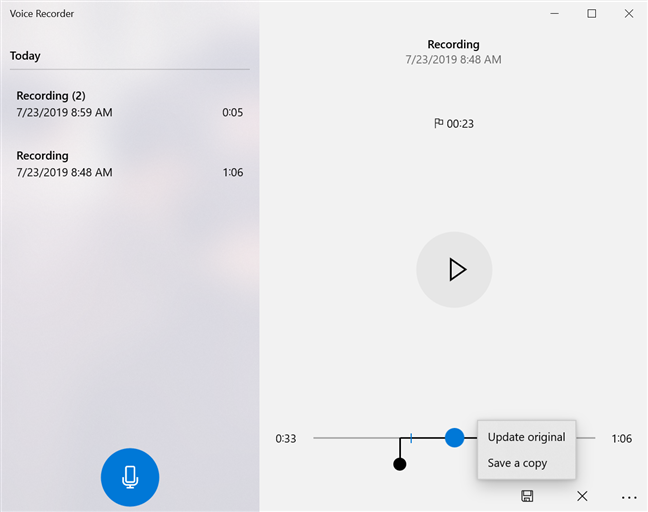 How to use the Voice Recorder in Windows 10 to record audio