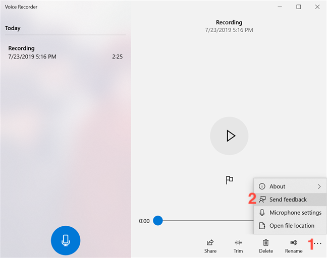 How to use the Voice Recorder in Windows 10 to record audio