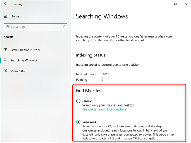 5 ways to configure how the Windows 10 Search works