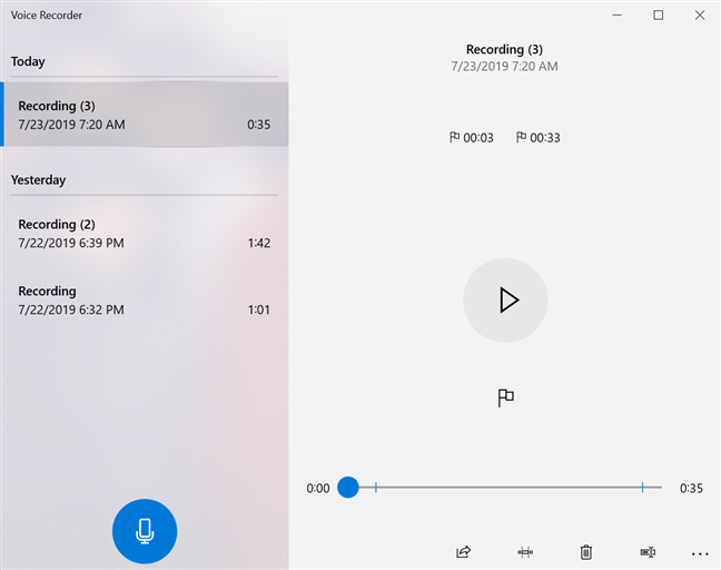 How to use the Voice Recorder in Windows 10 to record audio