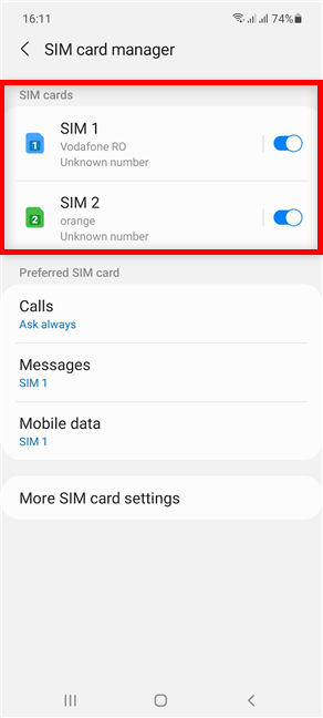 How to change Dual SIM settings on Samsung Galaxy smartphones