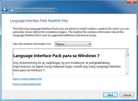 Install & Change to a New Display Language in Windows 7 Home & Pro