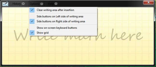 How to do math with the Math Input Panel in Windows