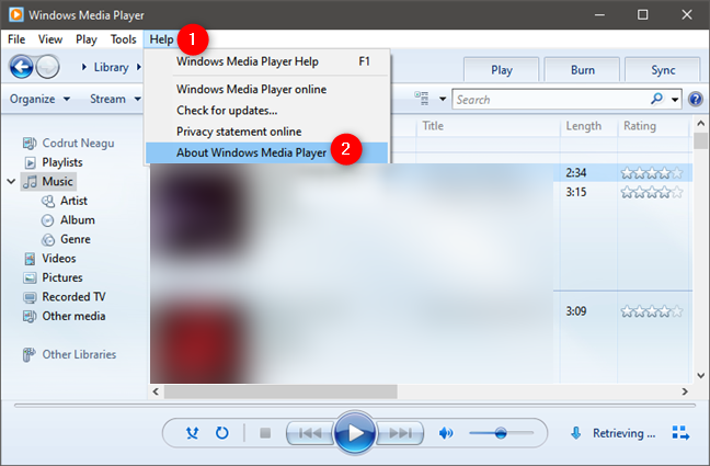 How to play music in Windows Media Player