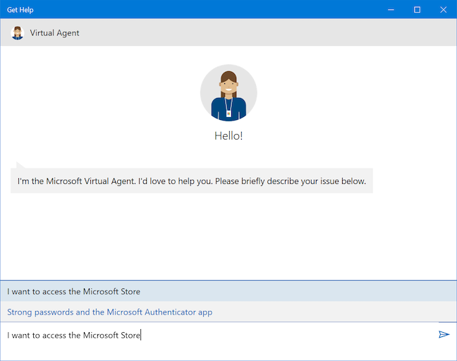 How to use the Get Help app in Windows 10 to contact Microsofts support service